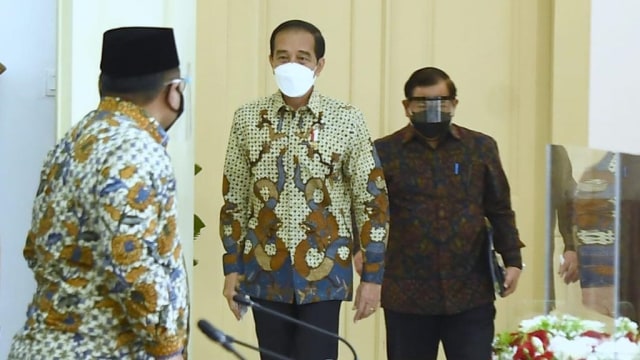 Presiden Jokowi saat pimpin ratas tentang Pendisiplinan Melawan Covid-19, Istana Kepresidenan Bogor. Foto: Rusman/Biro Pers Sekretariat Presiden