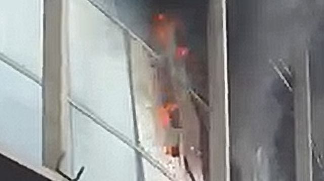 Kobaran api di Bogor Trade Mall di Jalan Juanda Kota Bogor. Foto: Dok. Istimewa