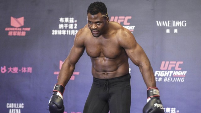 Petarung MMA, Francis Ngannou. Foto: GREG BAKER / AFP