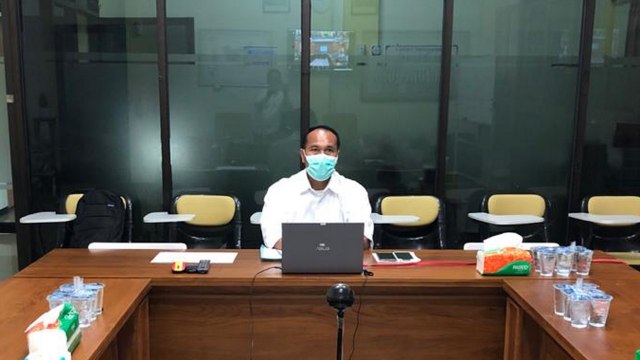 Kepala Kantor Pertanahan Kabupaten Bojonegoro, Yerry Agung Nugroho SH MSi, saat beri keterangan. (foto: dan/beritabojonegoro)