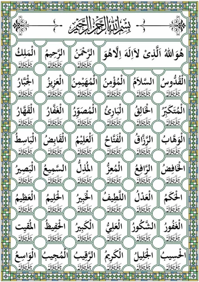 Asmaul Husna Adalah Nama yang Baik bagi Allah. Foto: dok Amazon.in