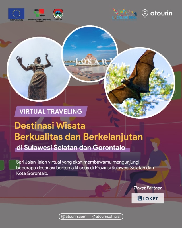 Virtual Traveling ke Sulawesi Selatan dan Gorontalo untuk Program Localise SDGs