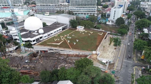 Proses revitalisasi Taman Ismail Marzuki (TIM). Foto: Jakpro