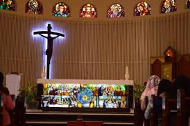 Ilustrasi Ibadah Doa Novena, sumber: Facebook Novena Salam Maria