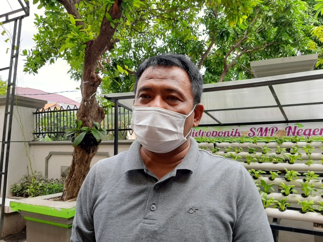 Kepala Dinas Pendidikan Kota Surabaya, Supomo. Foto-foto: Amanah Nur Asiah/Basra