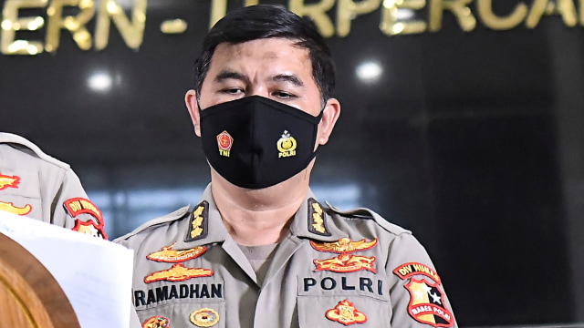Kabagpenum Kombes Pol Ahmad Ramadhan. Foto: Reno Esnir/Antara Foto