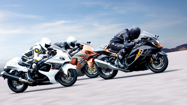 3 generasi Suzuki Hayabusa. Foto: dok. Suzuki