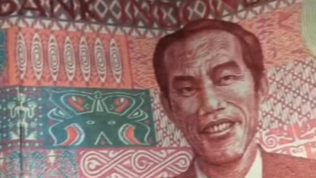 Gambar uang yang ada Jokowinya. Foto: Dok. Istimewa