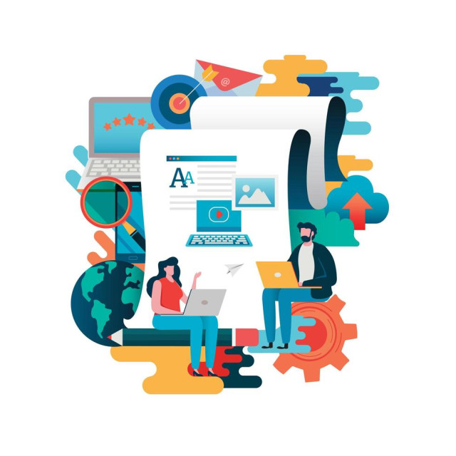 Ilustrasi sudut pandang orang kedua. Foto: Vecteezy