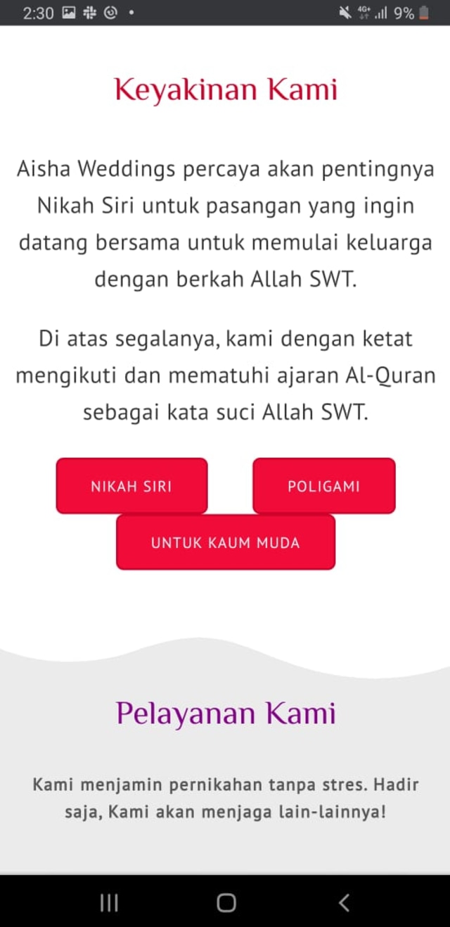 Viral Aisha Wedding, Imbau Perempuan Nikah Usia 12 Tahun, Siri hingga Poligami. Foto: Dok. Istimewa