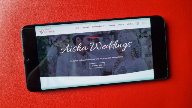 Ilustrasi situs Aisha Weddings. Foto: Bianda Ludwianto/kumparan