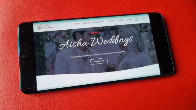 Ilustrasi situs Aisha Weddings. Foto: Bianda Ludwianto/kumparan