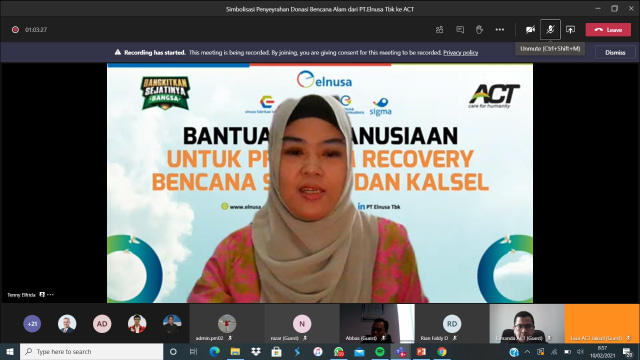 Elnusa Group Salurkan Bantuan Bencana Alam Nasional bersama Aksi Cepat Tanggap