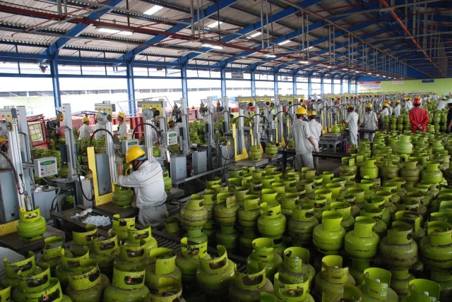 Distribusi LPG di Tasikmalaya. Foto: Pertamina