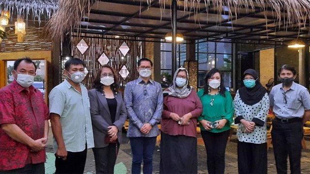 Pertemuan antara Ketua DPD PINKAN Sulawesi Utara, Joune Ganda dengan DPP PINKAN di Jakarta membahas agenda Kolintang Goes to Unesco