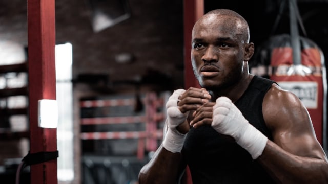Kamaru Usman. Foto: Twitter/@USMAN84kg