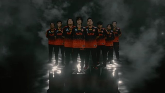 Daftar pemain Aura Fire untuk MPL Season 7. Foto: Instagram/@auraesports