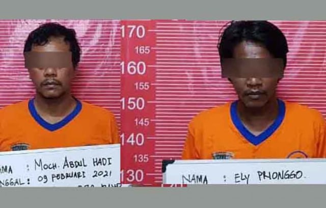 Bawa Kabur dan Gadaikan Motor Rekannya, 2 Pria di Surabaya Ditangkap