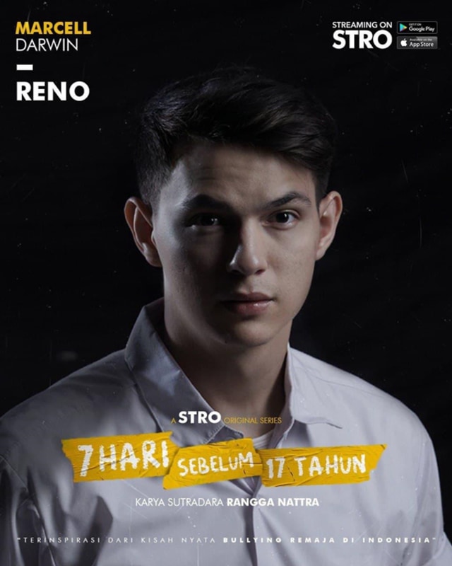 Marcel Darwin berperan sebagai Reni di serial 7 Hari Sebelum 17 Tahun