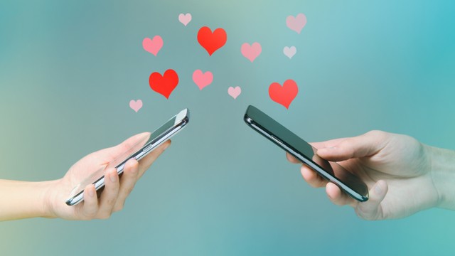 Ilustrasi online dating. Foto: Getty Images