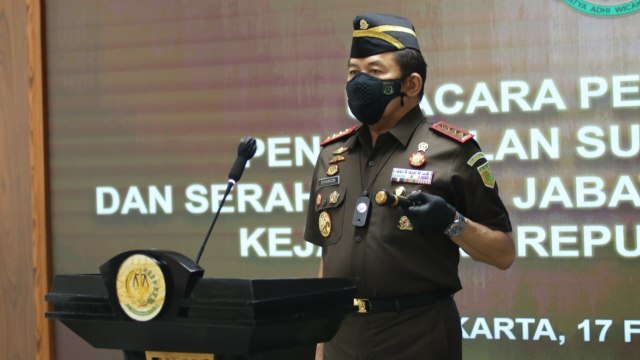 Jaksa Agung ST Burhanuddin lantik sejumlah pejabat di lingkungan Kejaksaan Agung. Foto: Dok. Puspenkum Kejagung