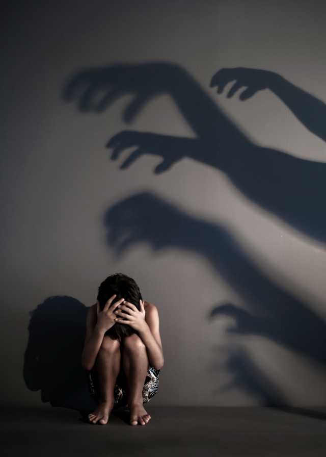 Ilustrasi pelecehan seksual terhadap anak. Foto: Laura Benvenuti/Getty Image