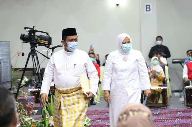 Paslon Gubernur Kepri dan Wakil Gubernur Kepri, Ansar-Marlin. Foto: Ismail/kepripedia.com