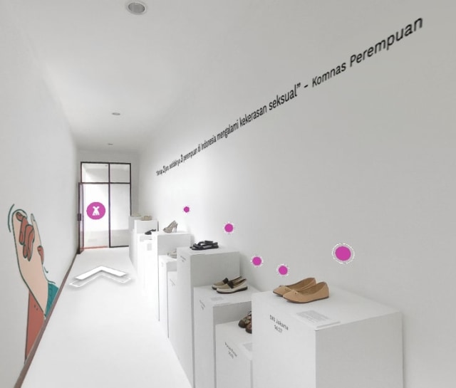 Virtual Shoes Art Installation dok The Body Shop