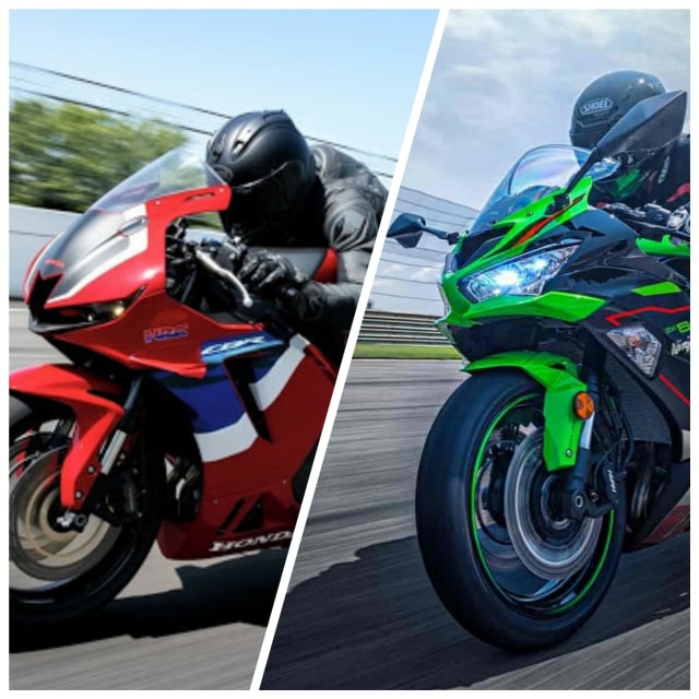 Honda CBR600RR vs Kawasaki Ninja ZX-6R. Foto: Istimewa