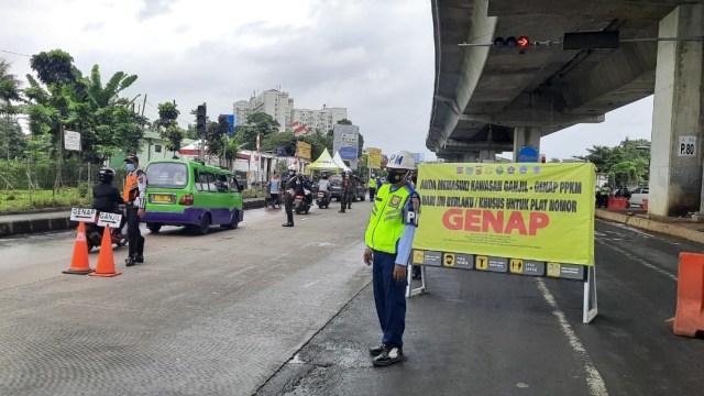 Ganjil Genap di Kota Bogor, Sabtu (20/2). Foto: Dok. Istimewa