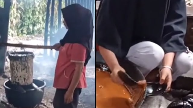 Siswa berencana putus sekolah, pilih bekerja untuk bantu orang tua. (Foto: @evayanti1801/TikTok)