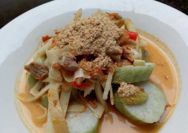 Ilustrasi Resep Lontong Sayur Cap Gomeh. Sumber: Indah Enggar-Cookpadcom