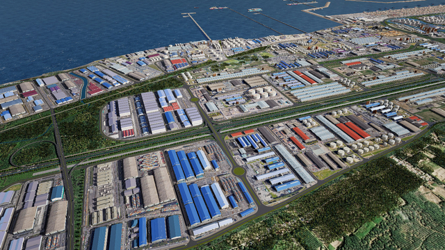 Pelabuhan Kuala Tanjung di Sumatera Utara yang dikelola PT Pelindo I (Persero) dengan area seluas 3.400 ha Foto: Dok. Pelindo I