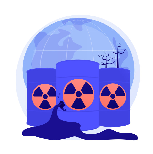 ilustrasi paparan radiasi. foto: freepik.com