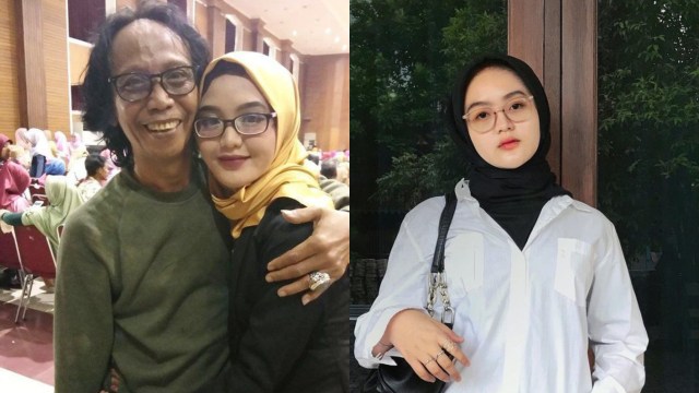 Mandra dan anaknya, Tia Septiana. Foto: Instagram @mandra_ys