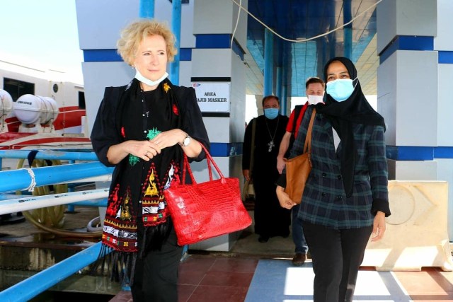 Duta Besar (Dubes) Federasi Rusia untuk Indonesia, Lyudmila Vorobieva, saat berada di Sabang, Aceh, Minggu (21/2). Foto: Dok. BPKS