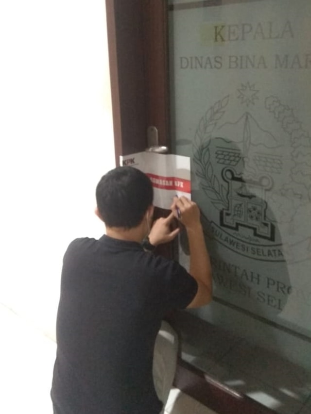 Kantor Dinas PU Provinsi Sulawesi Selatan yang disegel KPK.
 Foto: Dok. Istimewa