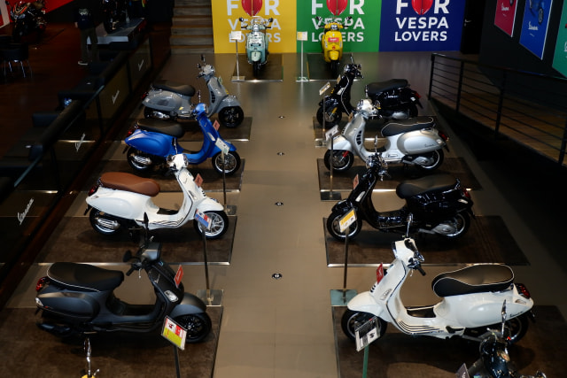 Ragam motor Vespa. Foto: Aditya Pratama Niagara/kumparan