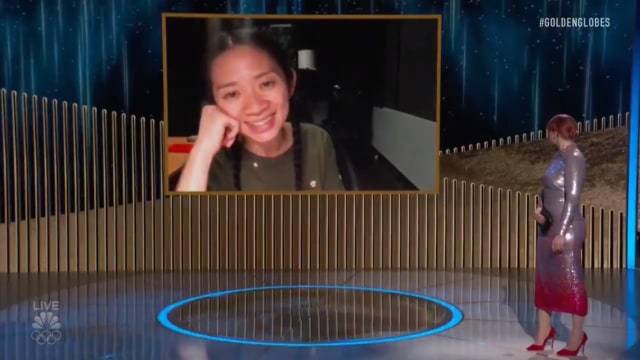 Chloe Zhao Jadi Perempuan Asia Pertama Peraih Best Director di Golden Globes dok Twitter @goldenglobes