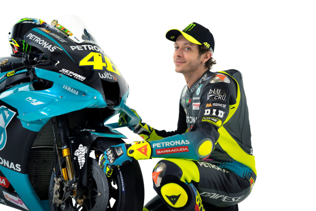 Valentino Rossi. Tim Petronas SRT Yamaha 2021. Foto: Twitter/@sepangracing