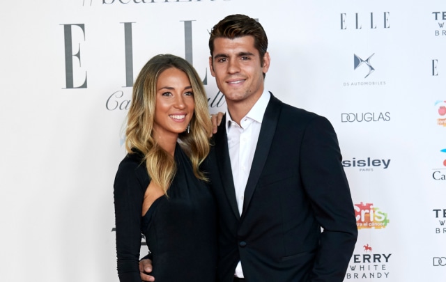 Alice Campello awalnya sempat mengabaikan DM Instagram dari Alvaro Morata. Foto: Getty Images