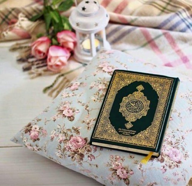 Ilustrasi Bacaan Alquran, sumber: Pinterest