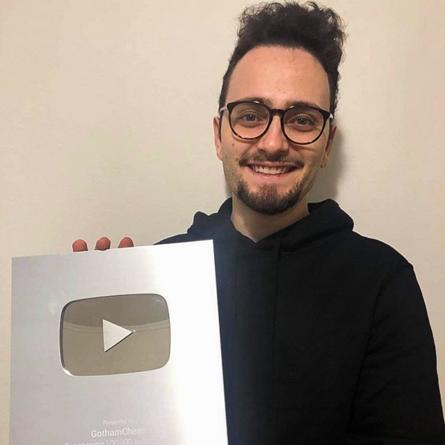 Levy Rozman alias GothamChess, pemain catur online sekaligus YouTuber dan Streamer. Foto: Instagram @gothamchess 
