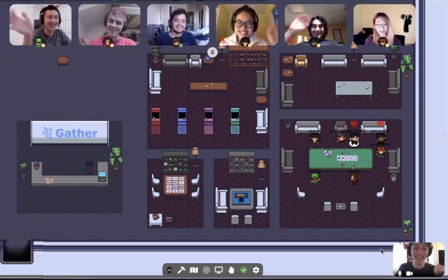 Platform virtual meeting, Gather Town pesaing Zoom. Foto: Gather Town