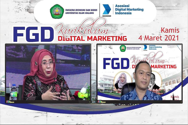 Dekan FEB Unisma, Nur Diana (kiri) dan Ketua ADIGIMIN, Dian Martin (kanan). Foto: dok