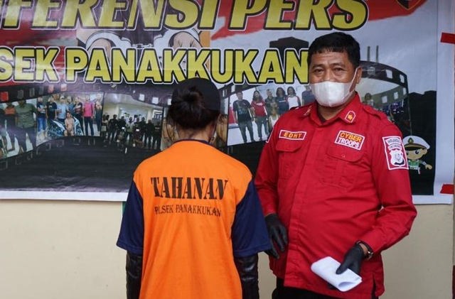 AA (19) pelaku pembunuhan Selebgram di Makassar. Foto: Dok. Istimewa