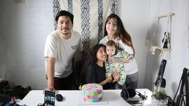 Keluarga Sheila Marcia. Foto: Instagram @itssheilamj