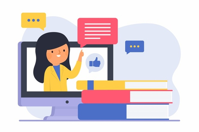 Ilustrasi Belajar Online, sumber: Freepik