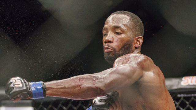Petarung UFC, Leon Edwards. Foto: Nicholas YEO / AFP