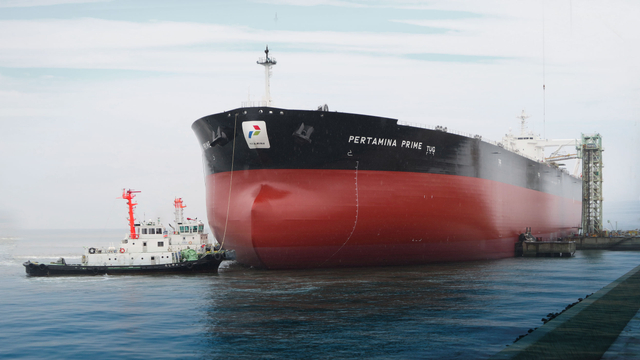 Kapal tanker raksasa kedua milik PT Pertamina International Shipping (PIS).  Foto: Dok. Pertamina